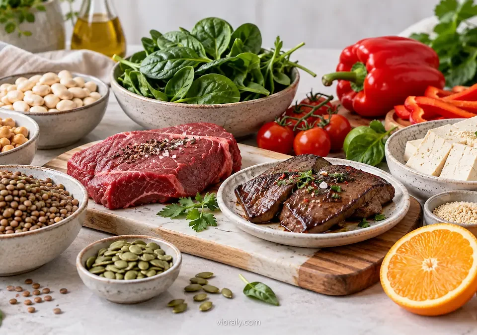 Продукти, багаті на залізо: список і як покращити засвоєння