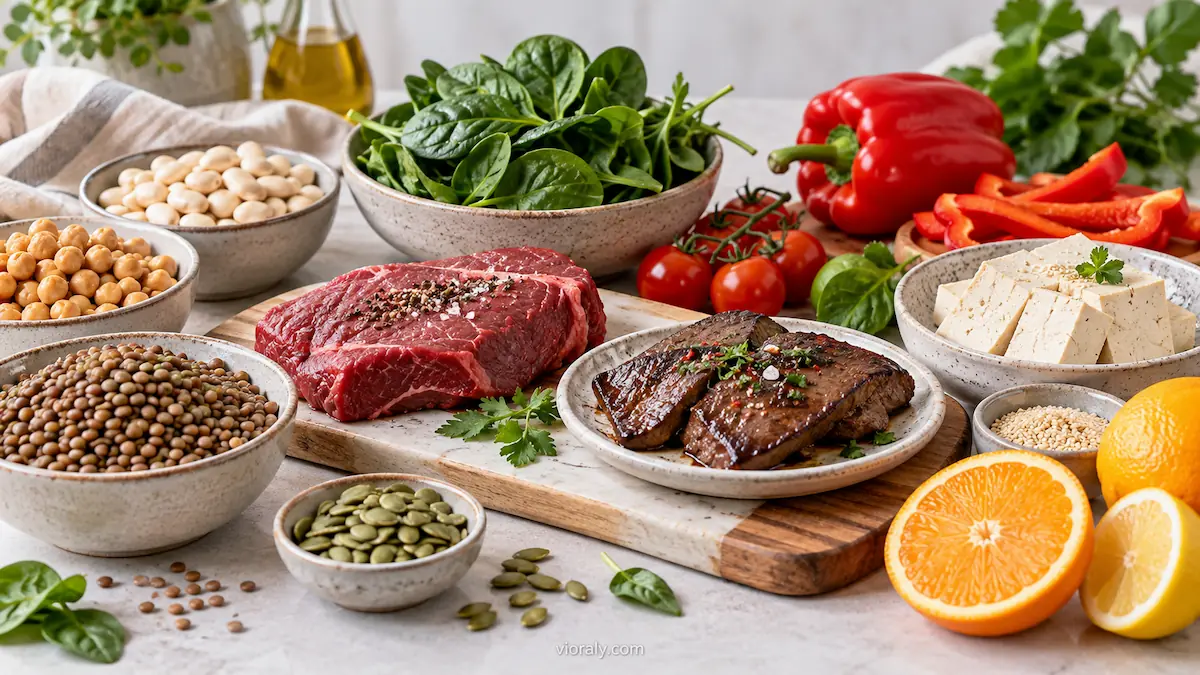Продукти, багаті на залізо: список і як покращити засвоєння